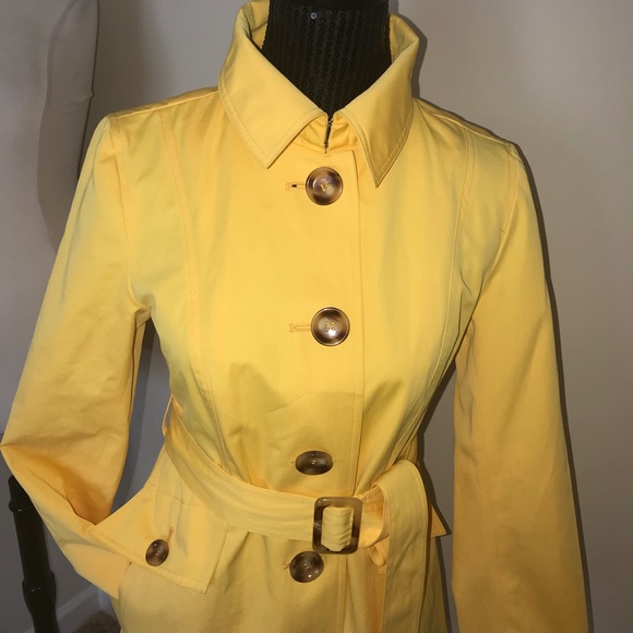 Michael Kors Jackets & Coats Michael Kors Yellow Coat Size Ps